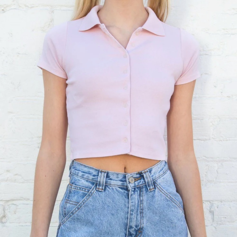 Brandy Melville Pink Caroline Top